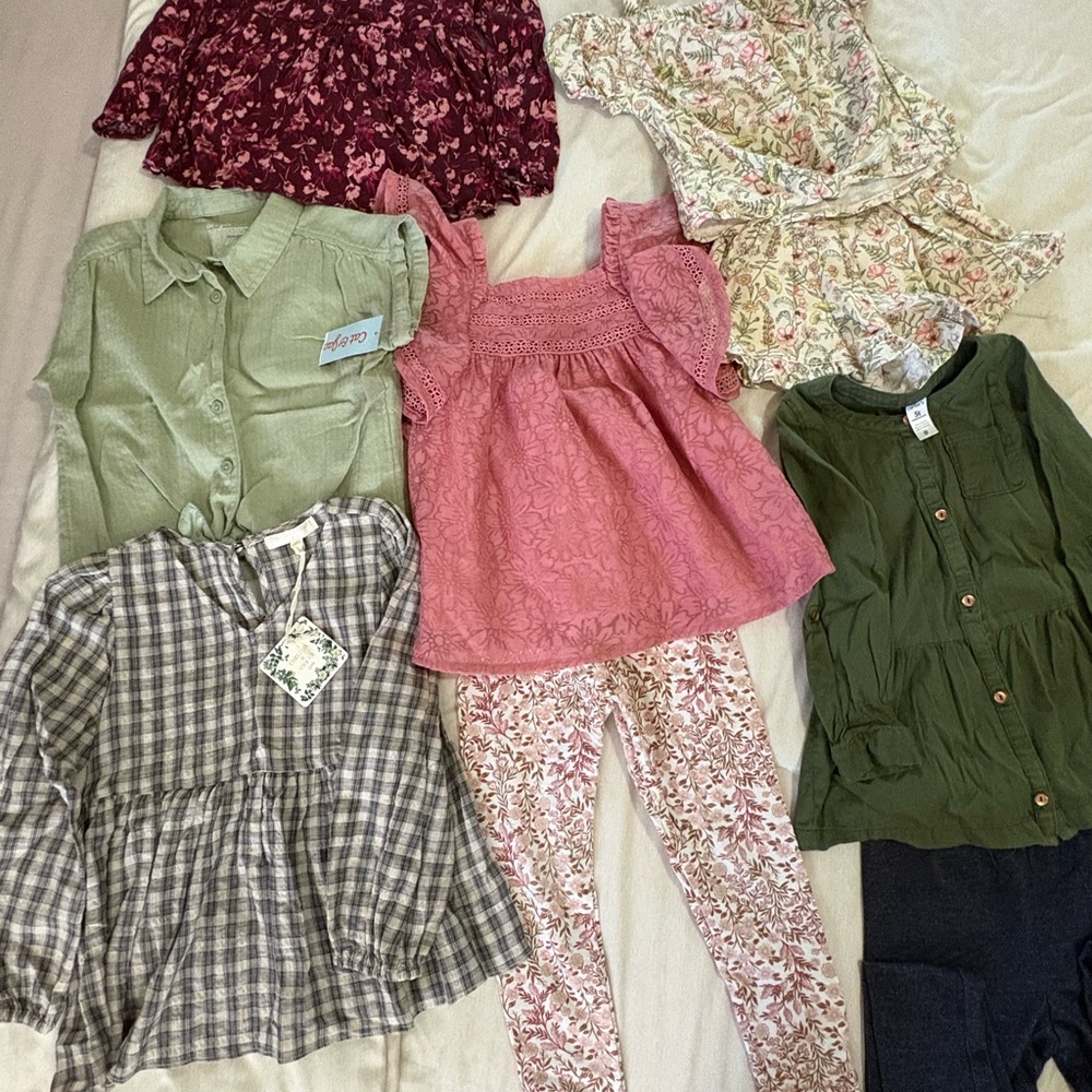 Charming Pink Lace Kids Casual Dress